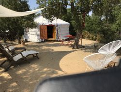 Unusual holidays in Yurt in Languedoc Roussillon.