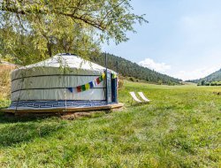 Mongolian yurt in Provence