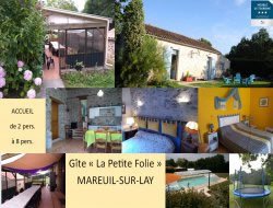 Self-catering gite in Mareuil sur Lay Dissais.