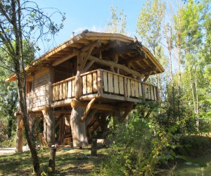 Chennegy Aube cabane perche en Champagne Ardennes