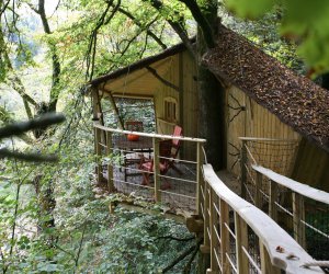 Quistinic Morbihan cabane perche en Bretagne