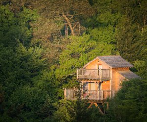 Quistinic Morbihan cabane perche en Bretagne