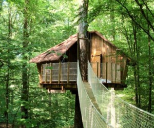 Giffaumont Marne cabane perche en Champagne Ardennes