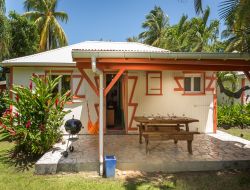 Holiday villa with swimming pool in Guadeloupe island.