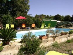 Holiday home with swimming pool in the Gard near Valflauns