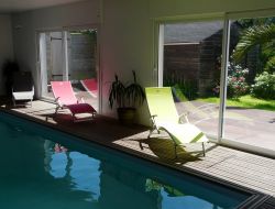 Holiday home with indoor swimming pool in Brittany. near Ploulech