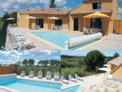 Holiday villa with pool near the Cap d'Agde in Languedoc Roussillon.
