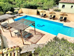 Holiday village with heated pool in Ardeche near Sampzon