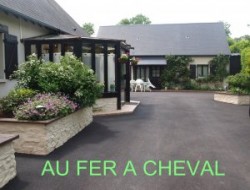 Holiday home with heated pool in Normandy.
