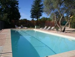 Holiday villa with heated pool in the Languedoc, France.