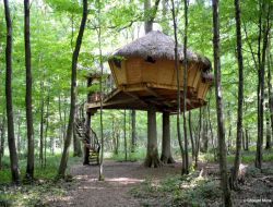 Unusual holiday accommodation near Rouen in Normandy, France.