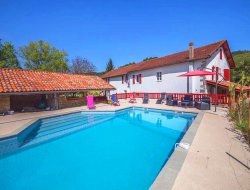 Holiday home with pool in hte Pays Basque, south Aquitaine.