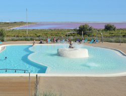 campsite mobilhome in Camargue, France. near Nimes