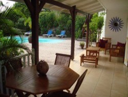 Le Gosier Gite avec piscine en Guadeloupe.