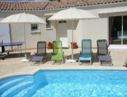 Self-catering house with pool in Charente Maritime.